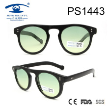 Gafas de sol de PC de forma redonda para la venta al por mayor (PS1443)